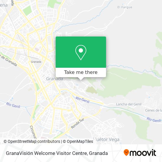 mapa GranaVisión Welcome Visitor Centre