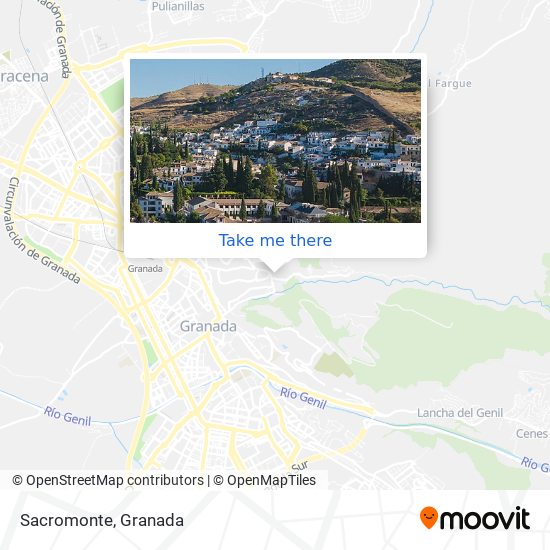 How to get to Sacromonte in Granada by Bus or Metro?