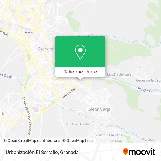 Urbanización El Serrallo map
