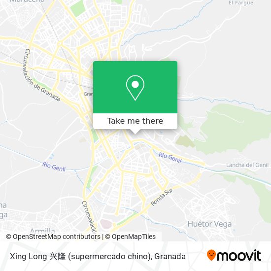 mapa Xing Long 兴隆 (supermercado chino)