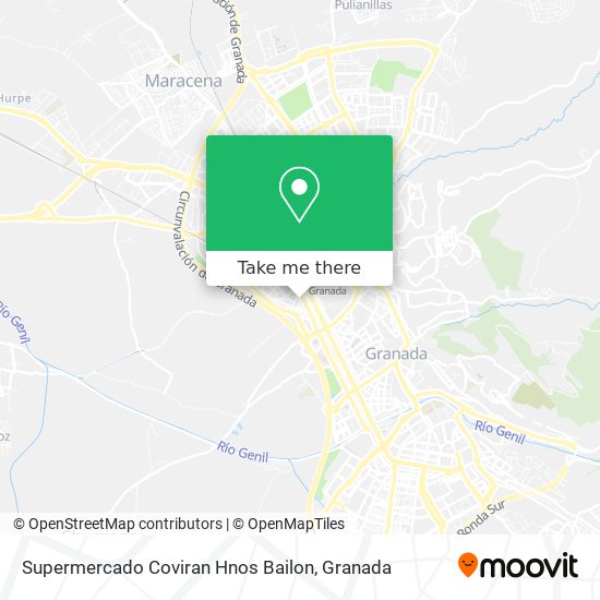 Supermercado Coviran Hnos Bailon map