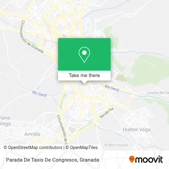 Parada De Taxis De Congresos map