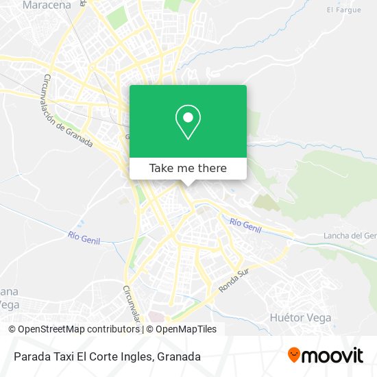 mapa Parada Taxi El Corte Ingles