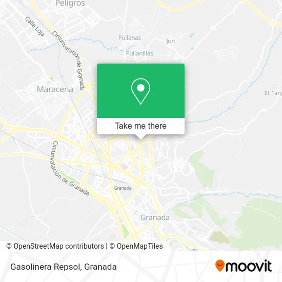Gasolinera Repsol map