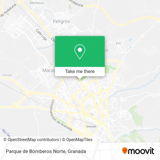 Parque de Bomberos Norte map