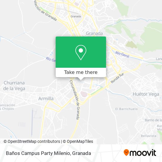 mapa Baños Campus Party Milenio