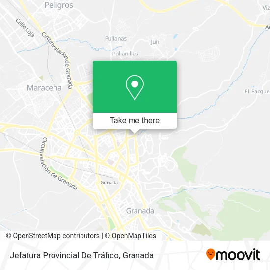 Jefatura Provincial De Tráfico map