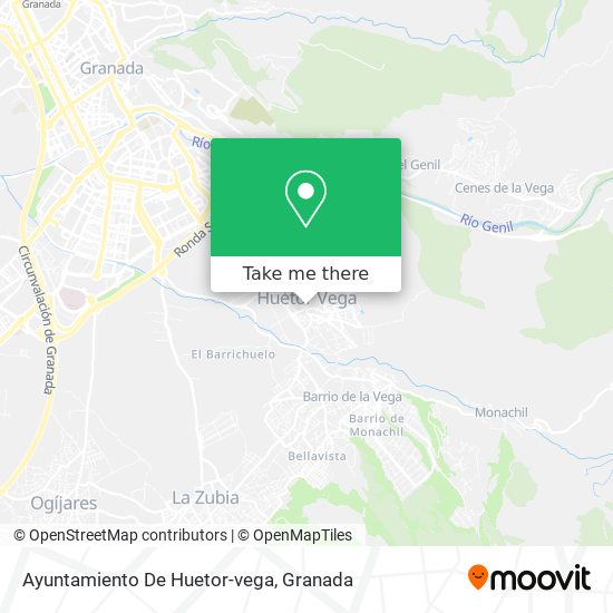 Ayuntamiento De Huetor-vega map
