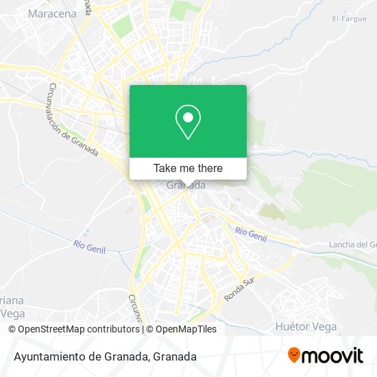 mapa Ayuntamiento de Granada