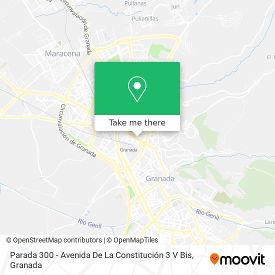 Parada 300 - Avenida De La Constitución 3 V Bis map