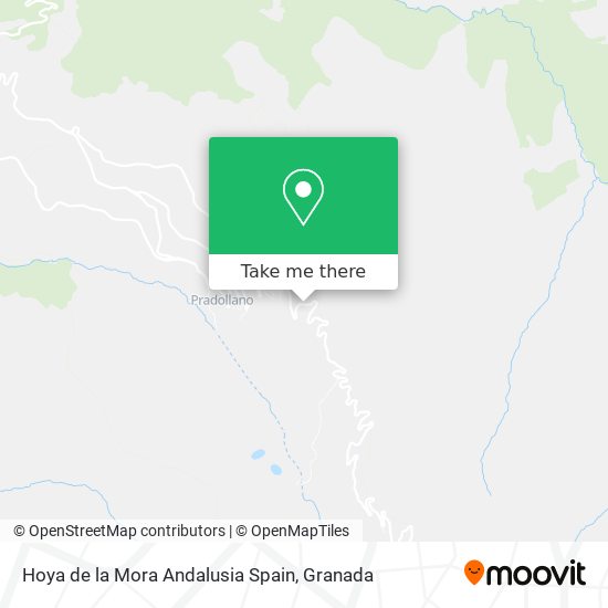 Hoya de la Mora Andalusia Spain map