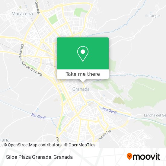 mapa Siloe Plaza Granada