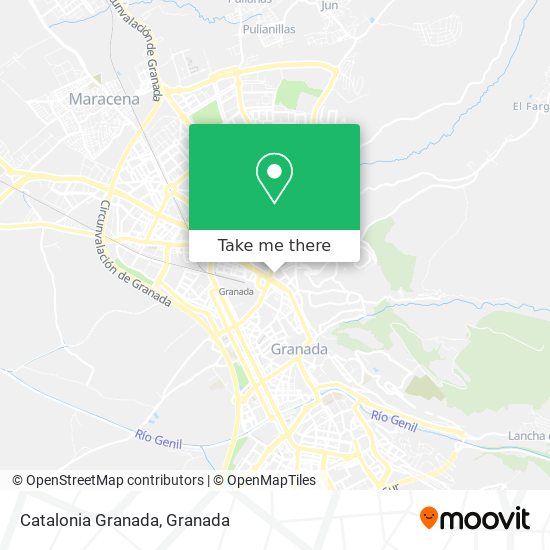 Catalonia Granada map