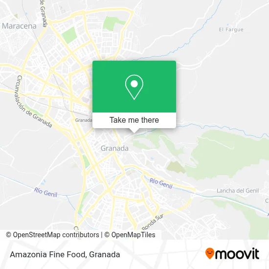 Amazonia Fine Food map