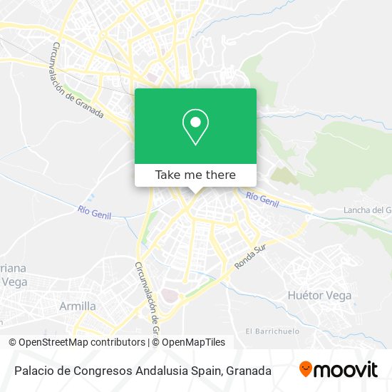 Palacio de Congresos Andalusia Spain map