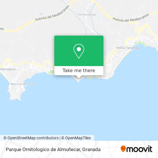 Parque Ornitologico de Almuñecar map