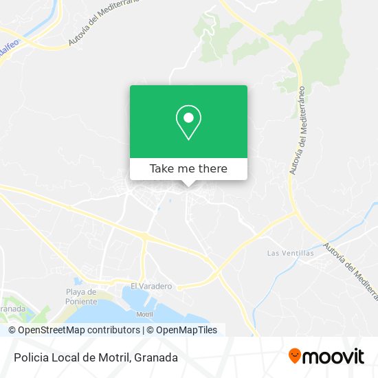 mapa Policia Local de Motril