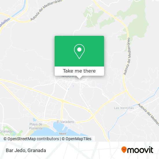 Bar Jedo map