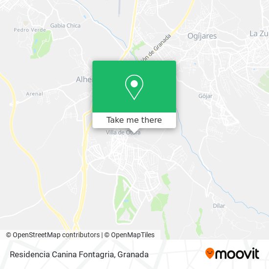 Residencia Canina Fontagria map
