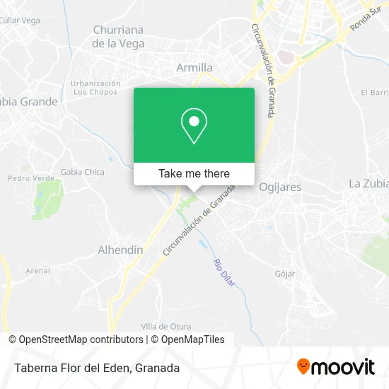 Taberna Flor del Eden map