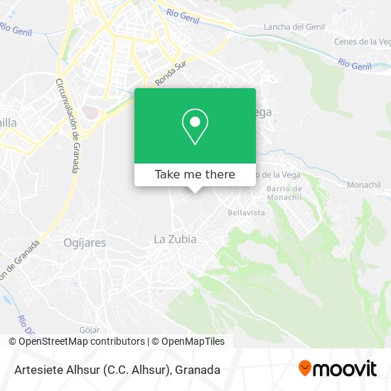 Artesiete Alhsur (C.C. Alhsur) map