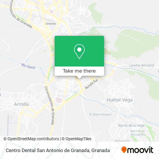 mapa Centro Dental San Antonio de Granada