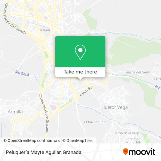 mapa Peluquería Mayte Aguilar