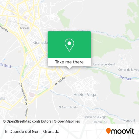 El Duende del Genil map