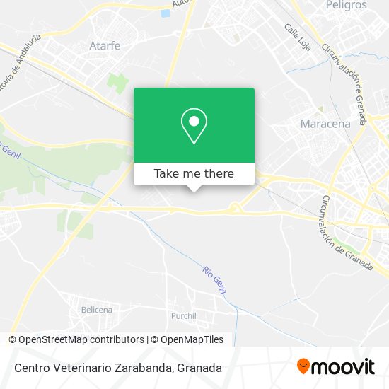 Centro Veterinario Zarabanda map