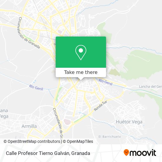 Calle Profesor Tierno Galván map
