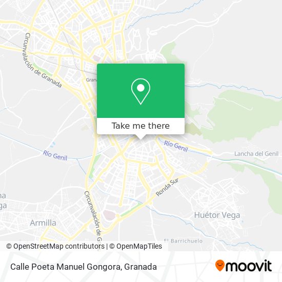 Calle Poeta Manuel Gongora map