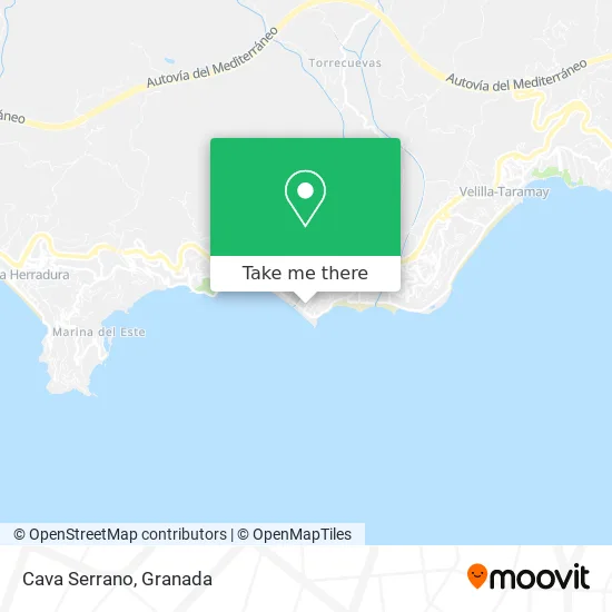 Cava Serrano map