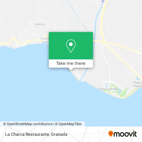 La Charca Restaurante map