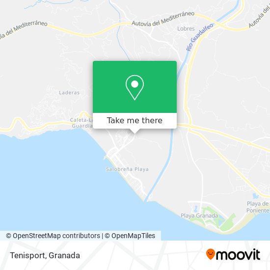 Tenisport map