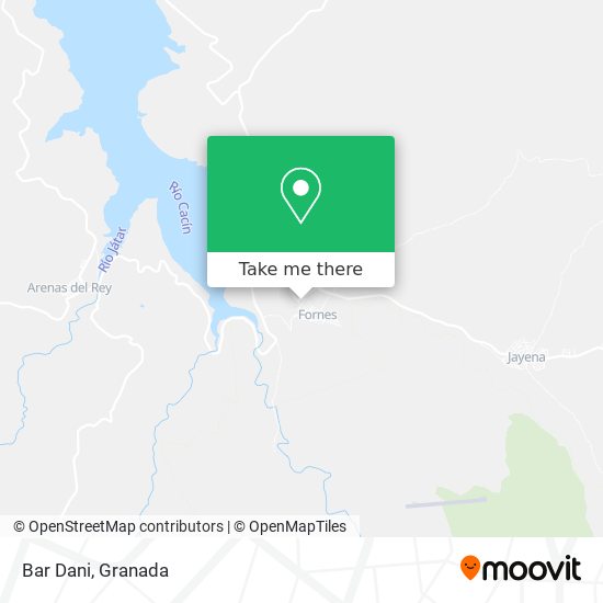 Bar Dani map