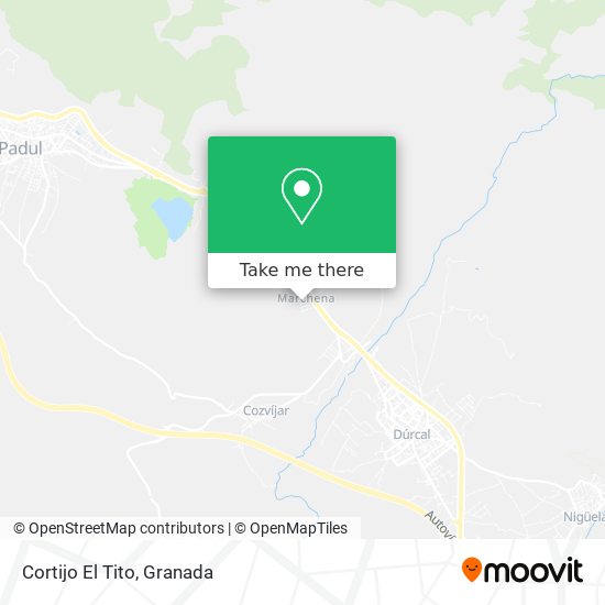 mapa Cortijo El Tito