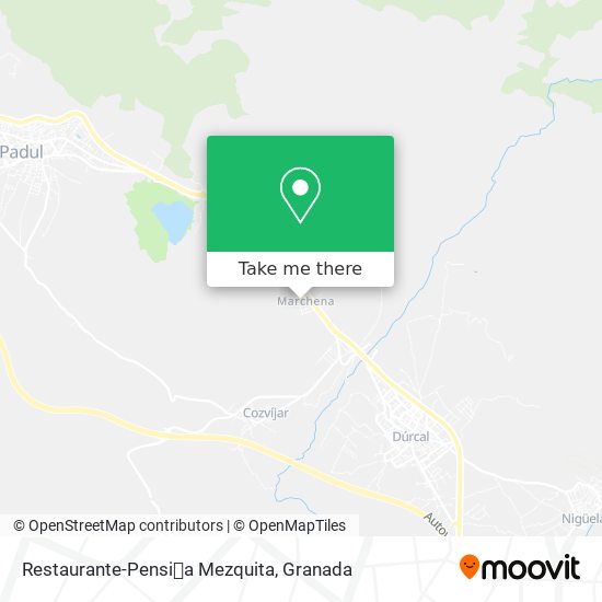mapa Restaurante-Pensi󮠌a Mezquita