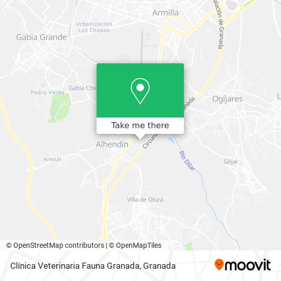 Clínica Veterinaria Fauna Granada map