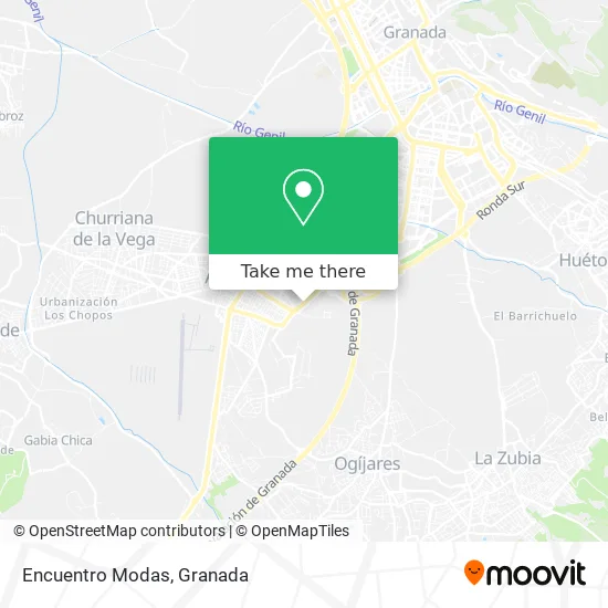 Encuentro Modas map