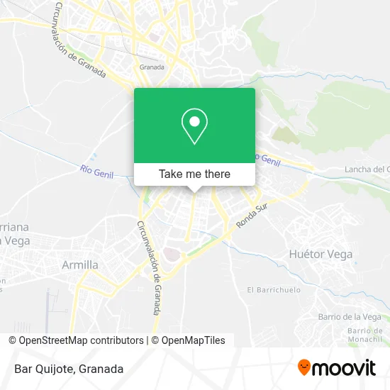 Bar Quijote map