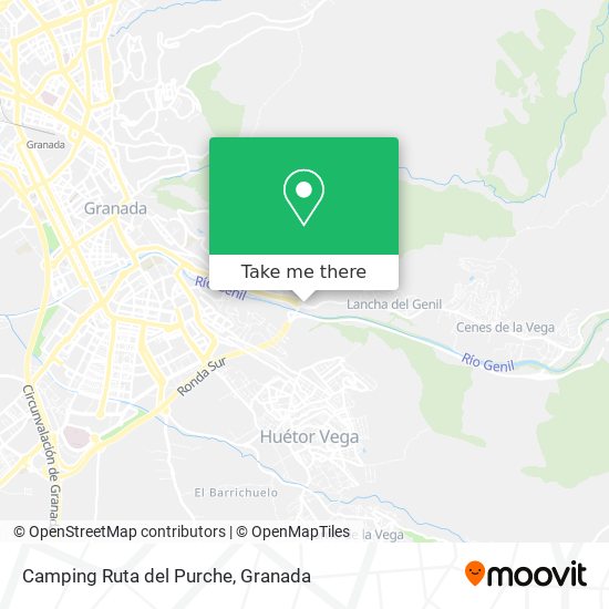 mapa Camping Ruta del Purche