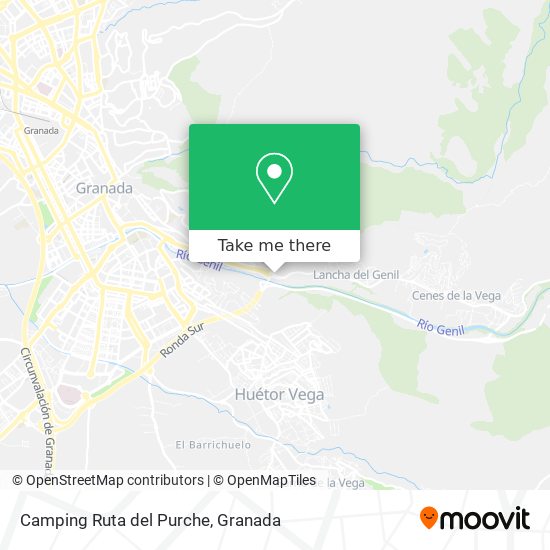 Camping Ruta del Purche map