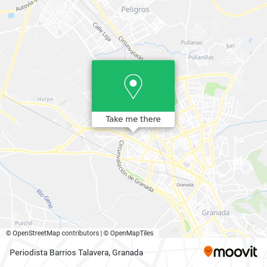 Periodista Barrios Talavera map