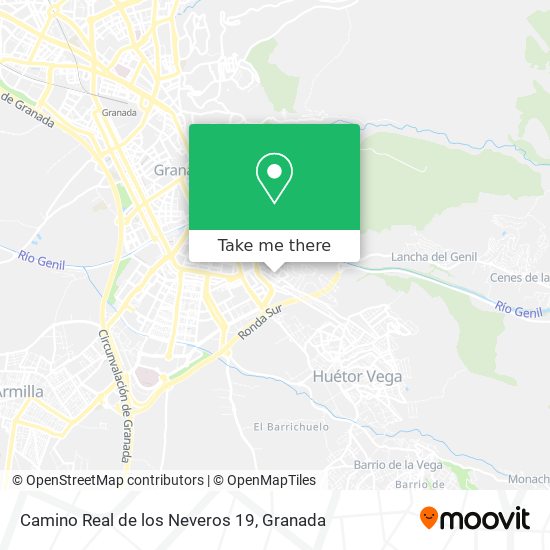 Camino Real de los Neveros 19 map