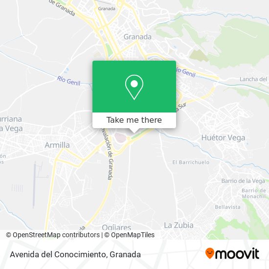 Avenida del Conocimiento map