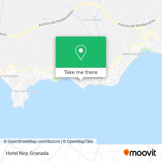 Hotel Noy map