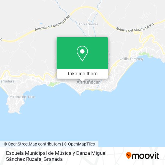 Escuela Municipal de Música y Danza Miguel Sánchez Ruzafa map