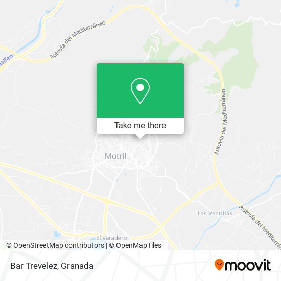 Bar Trevelez map