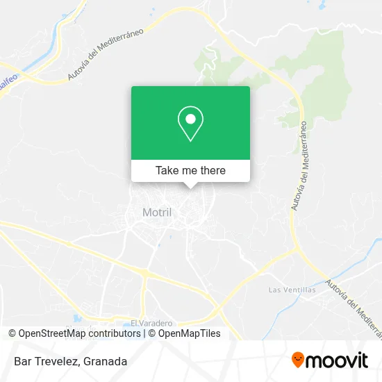 Bar Trevelez map