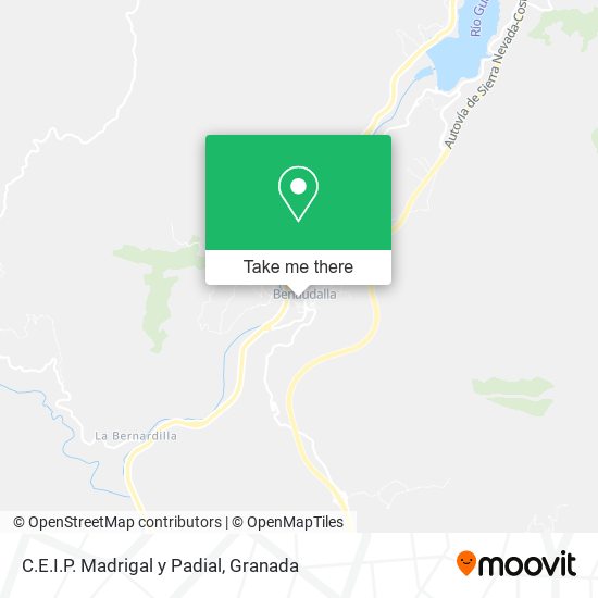 C.E.I.P. Madrigal y Padial map